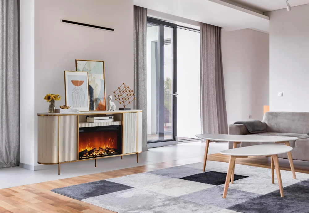 bathroom electric fireplace